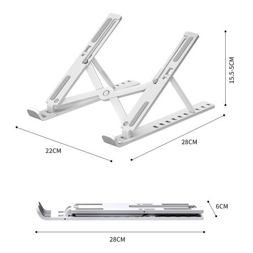 Laptop Stand Ultra-thin Notebook Support Holder 10-Level