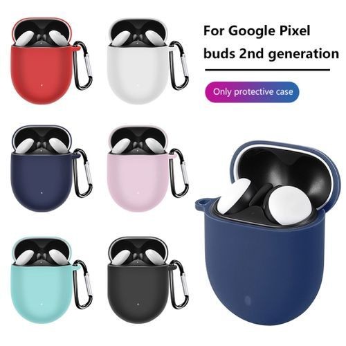 Shockproof Wireless Bluetooth Earphones Protective Case For Google Pixel Buds 2-Red