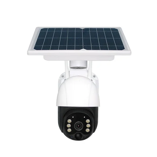Generic 8MP Solar CCTV Camera - White