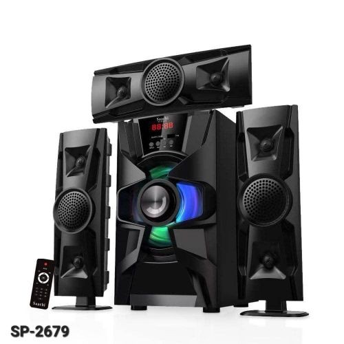 Saachi 3.1CH10000watts Ac/dc Fm/bt/usb Sub Woofer System - Black