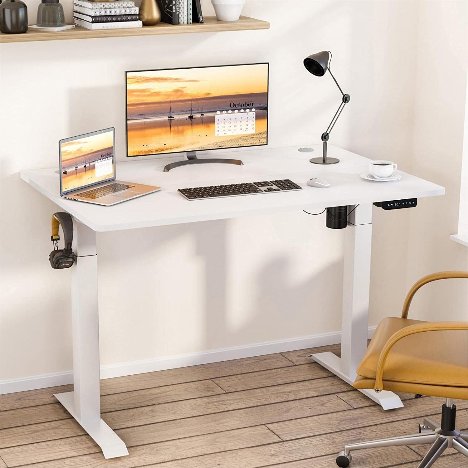 Standing Desk - Adjustable Height - White