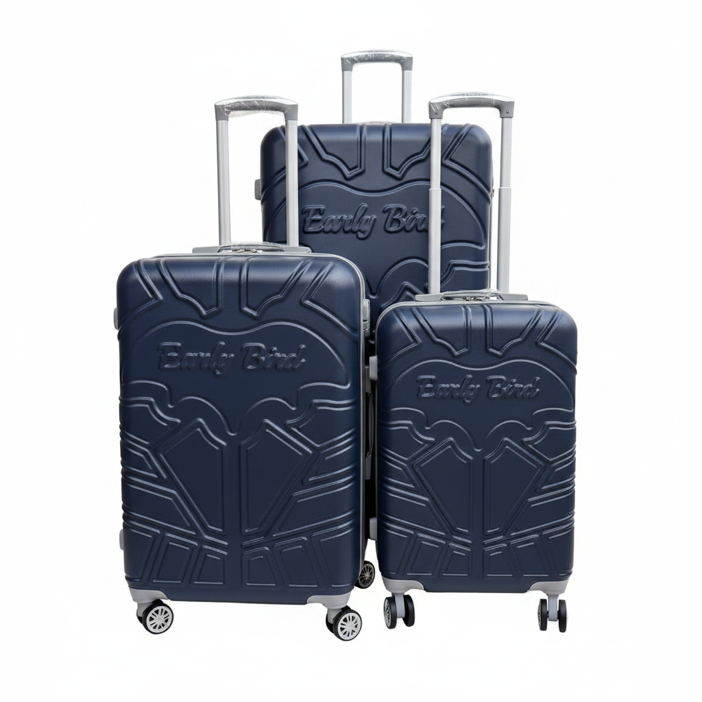 Hardshell Trolley Luggage Set - Navy Blue (Small / Medium / Large / Full Set)