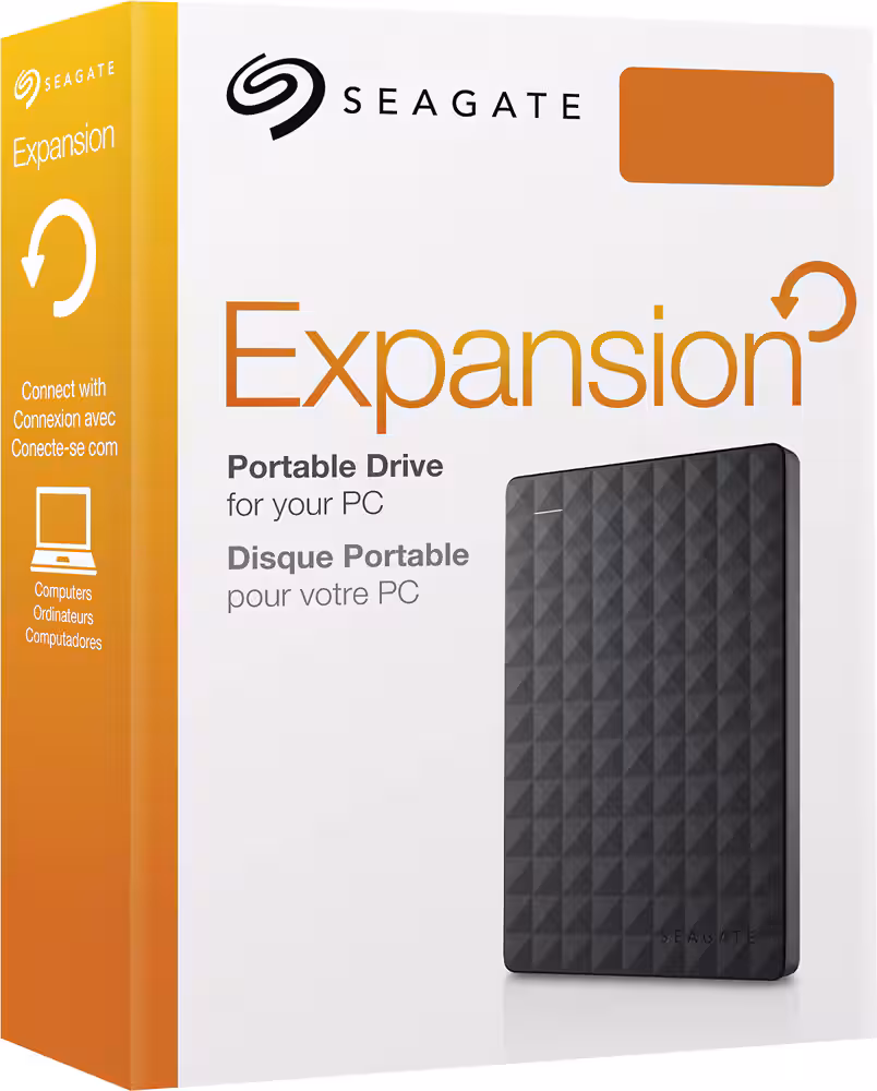 Seagate Expansion 4TB External Hard Drive - Black