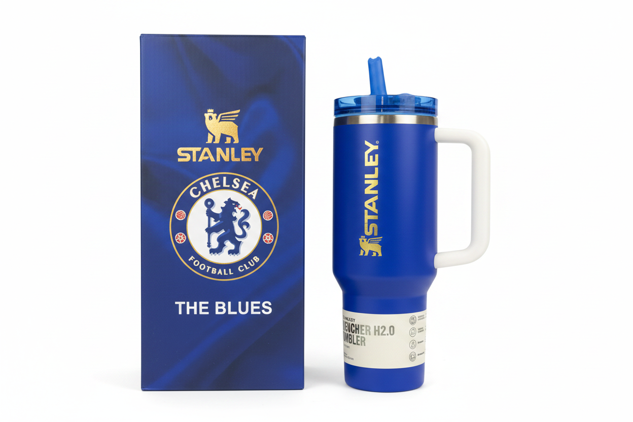 Stanley x Chelsea FC Quencher H2.0 Tumbler – The Blues Edition