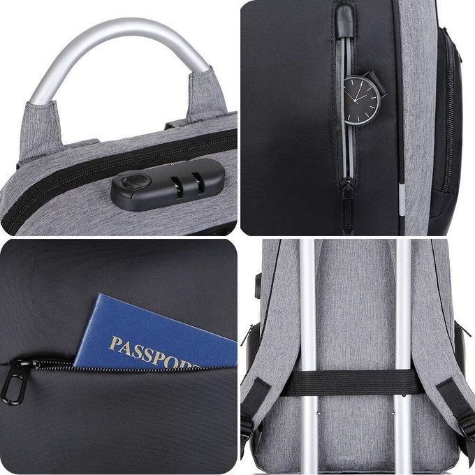 Computer Bag Laptop Bag School Bag 17.3" With USB Charging Port MacBook Lenovo Dell Hp Bag