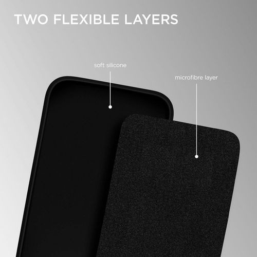 Samsung Galaxy A50 A51 A52 A53 A54 5G Silicon Phone Cover Case-Black