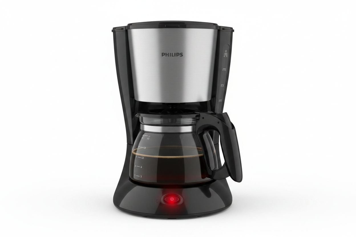 Philips Coffee Maker with Aroma Twister – Simply Delicious Coffee | Glass Carafe | Keep Warm Plate
