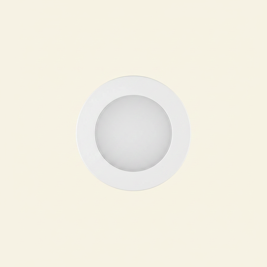 Round LED Surface Mount Panel Light 6W - Cool White