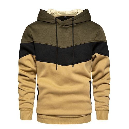 Mens Sport Outdoor Cotton Long Sleeve Hoodies Sportwear Warm Sweatshirts - Multicolour