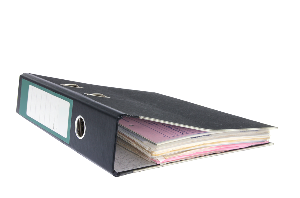 Alba Rado Binder File, 2.5 Inch - Black