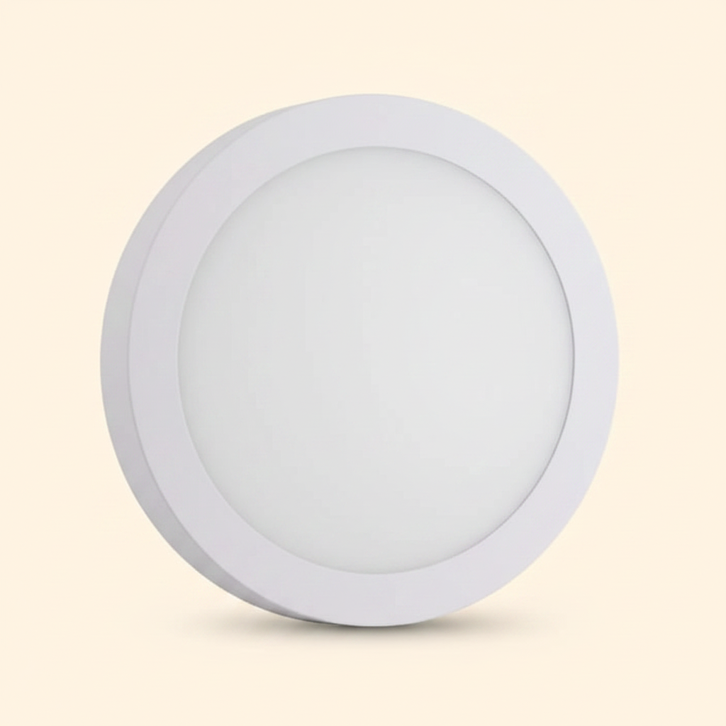 Round LED Surface Mount Panel Light 18W - Cool White