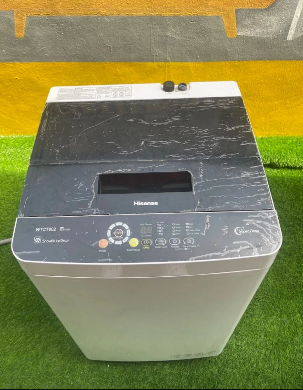 Hisense 8kg Top Load Washing Machine - White