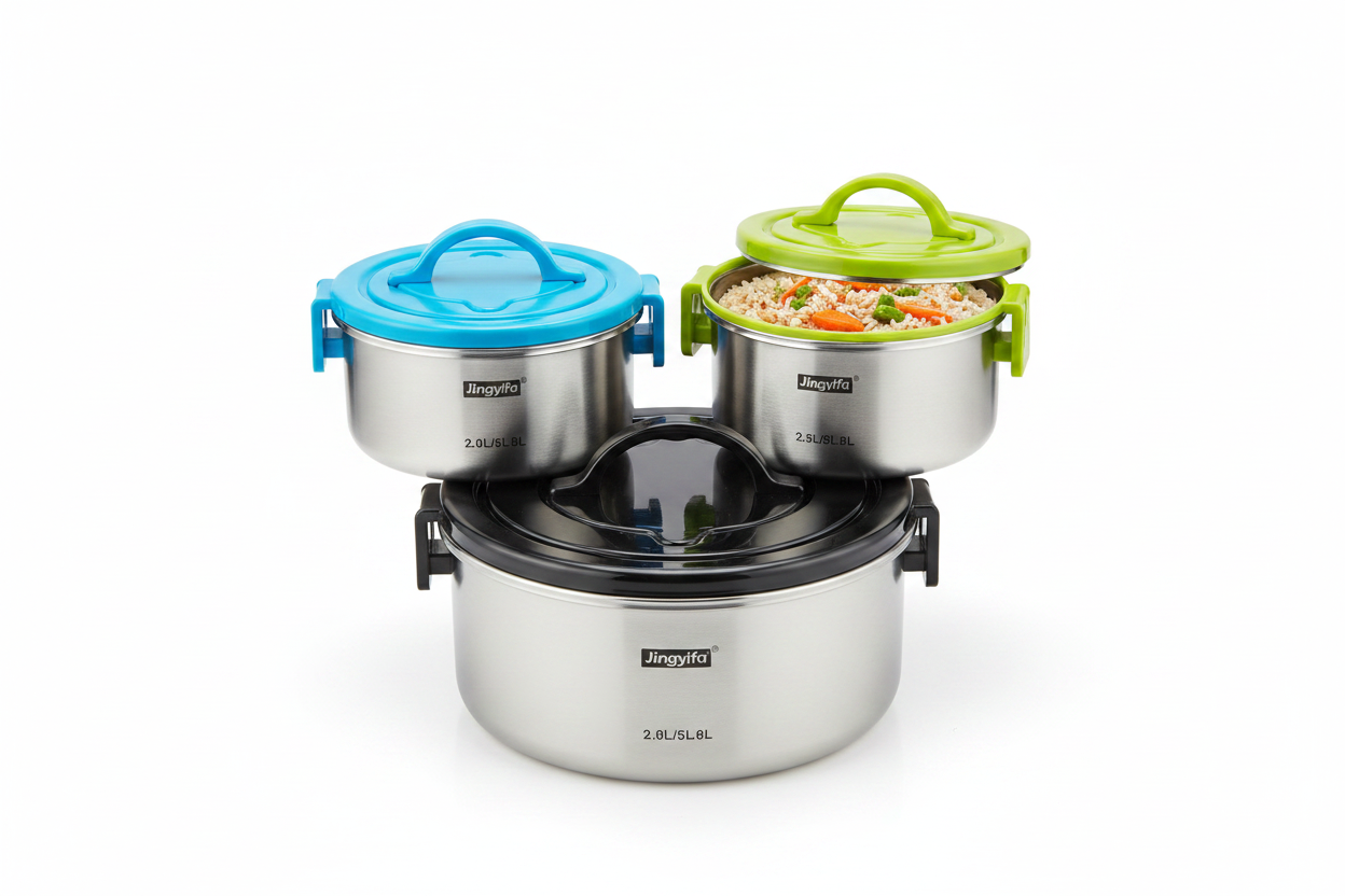 Jingyifa 3-Piece Thermal Lunch Box Set - Keep Warm