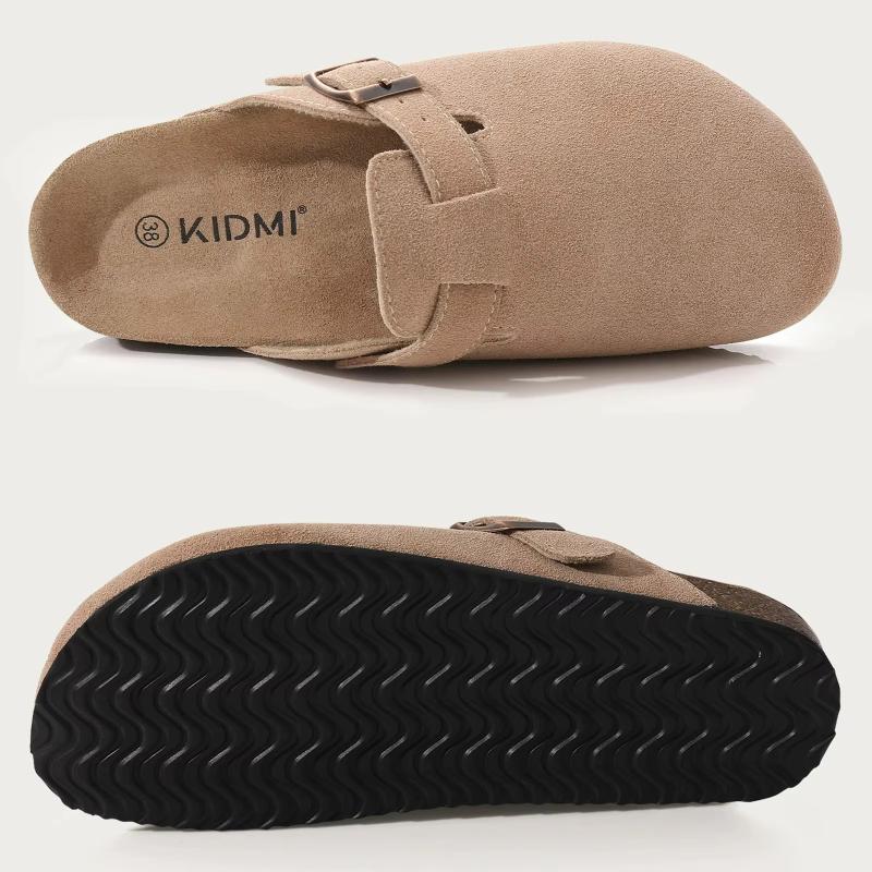 Crestar Unisex Suede Comfort Clogs