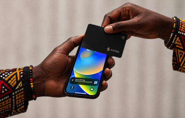 Sanaa Smart Business Card - One Tap. Endless Connections. No expiry. No reprint. No limits.