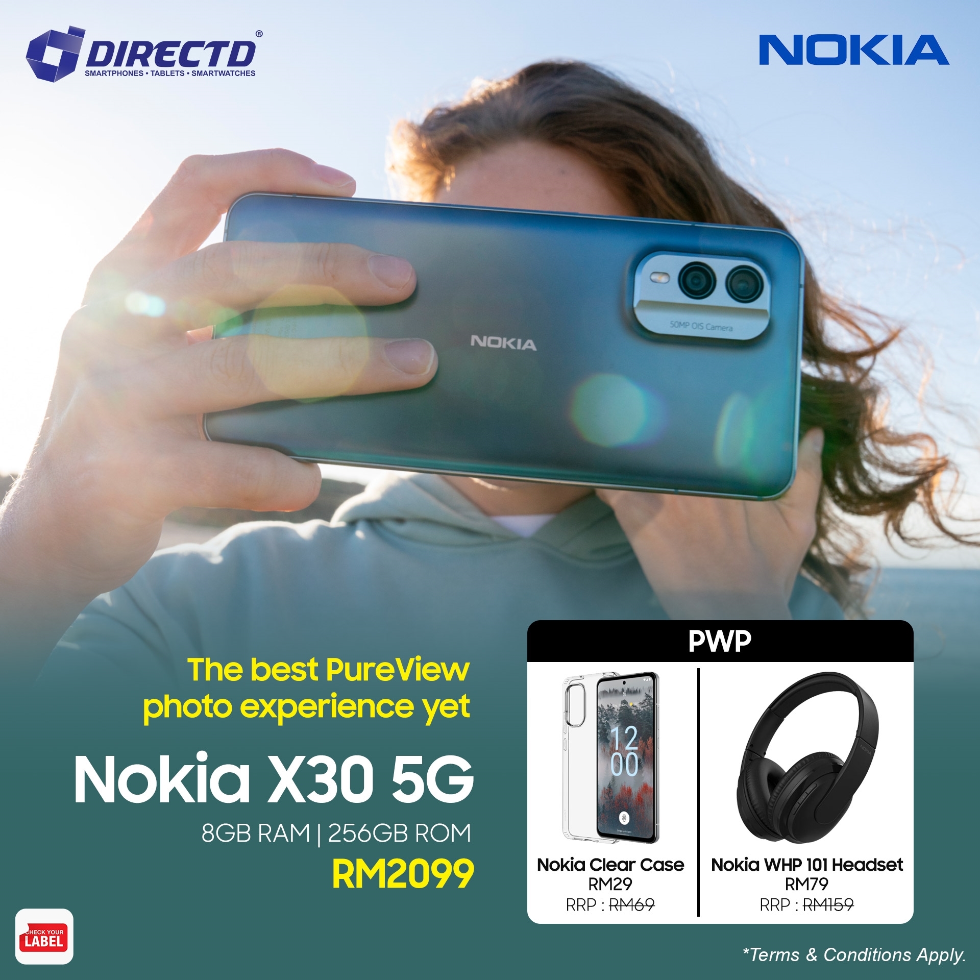 Nokia X30 8GB/256GB