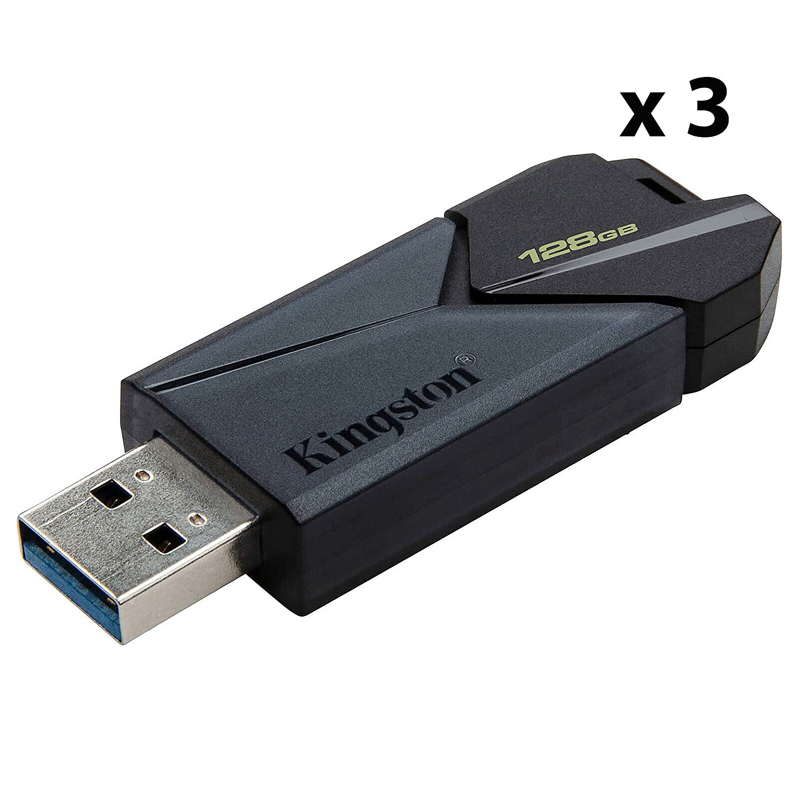 Kingston DataTraveler 128GB USB Flash Drive - Black