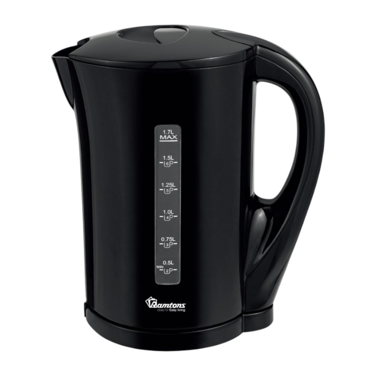 Ramtons Electric Kettle 1.7L - Black