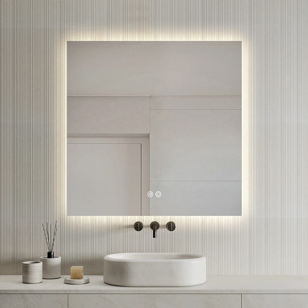 Bathroom Mirror - LED - Square