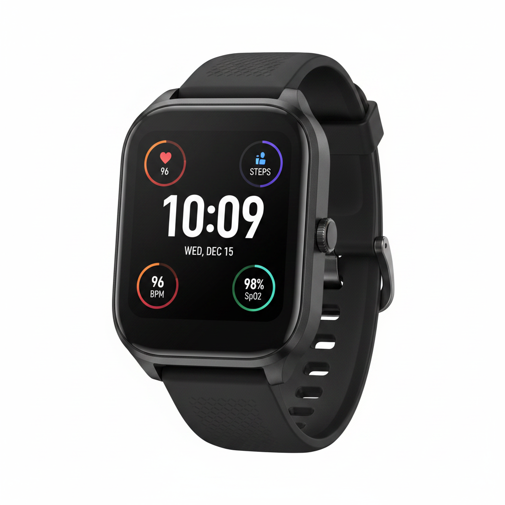 Oraimo Watch 5 Lite OSW-801 Smart Watch – 2.01" HD | Wireless Calling | 7-Day Battery