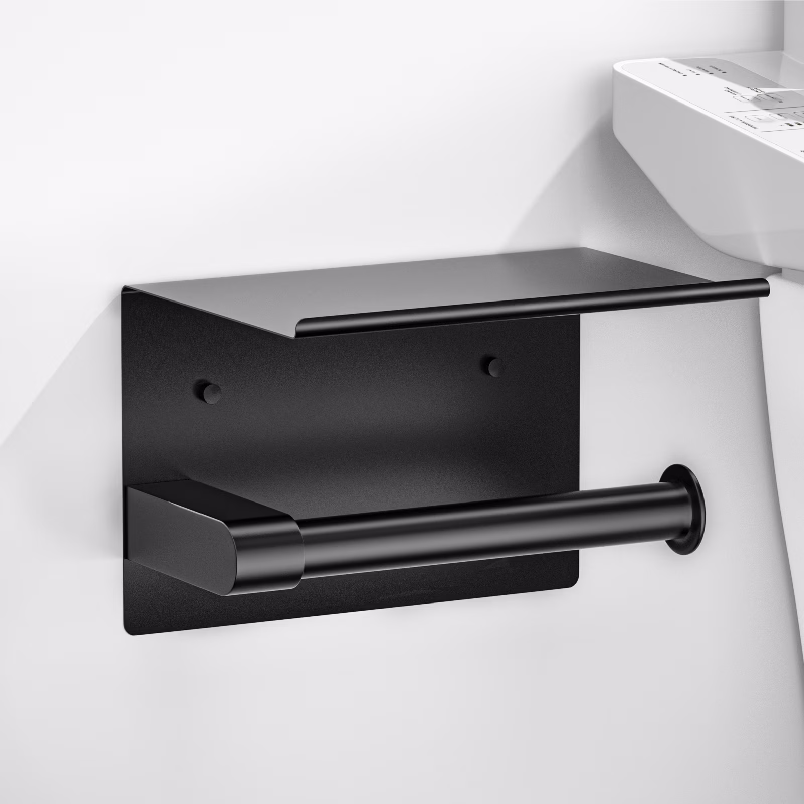 Toilet Paper Holder - Black