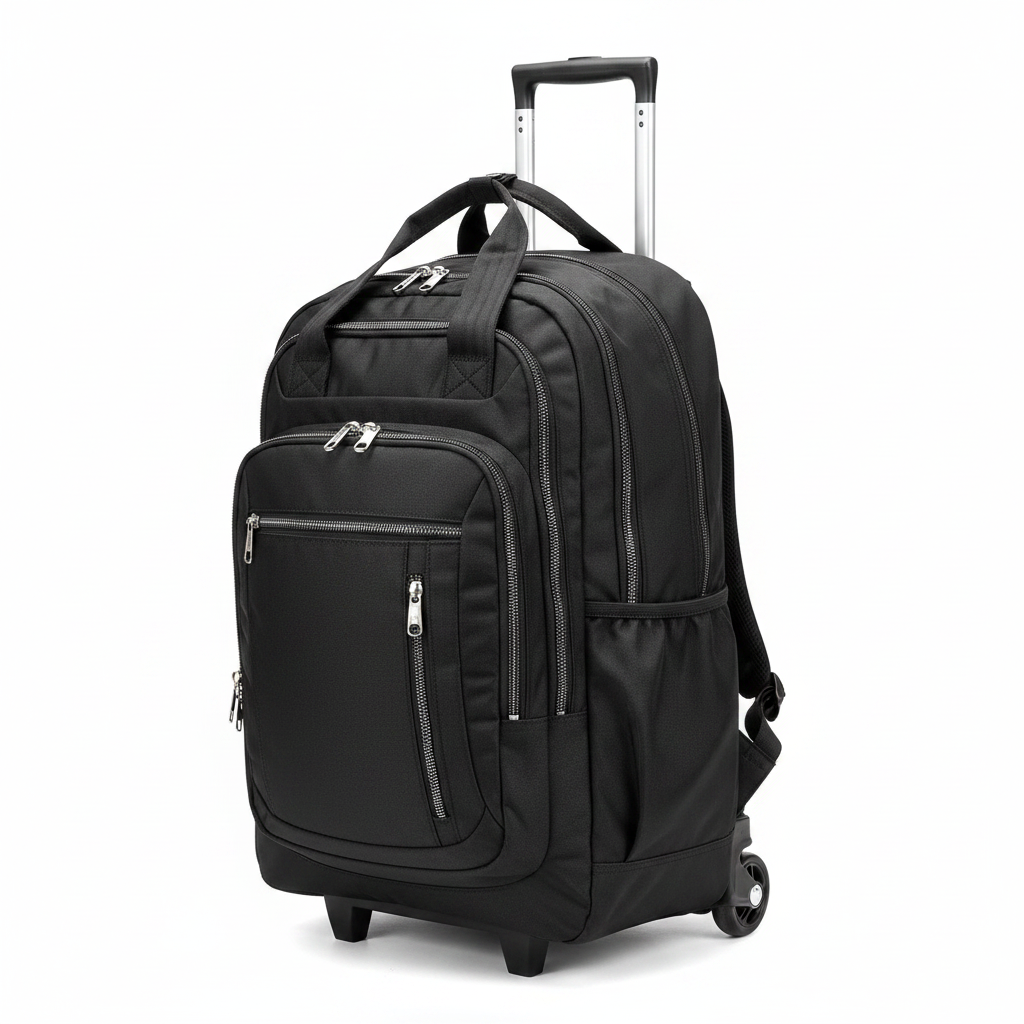 Black Trolley Backpack