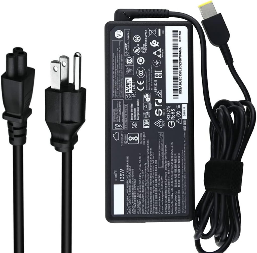 Lenovo Ac Adapter Laptop Charger For Lenovo - USB - Black