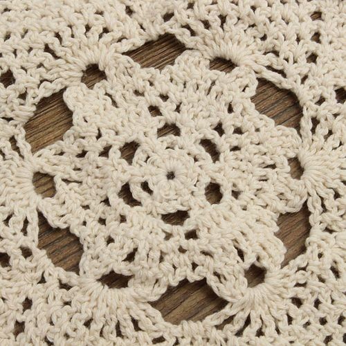 Table Cloth Mat Doily Ecru Runner Cup Mat