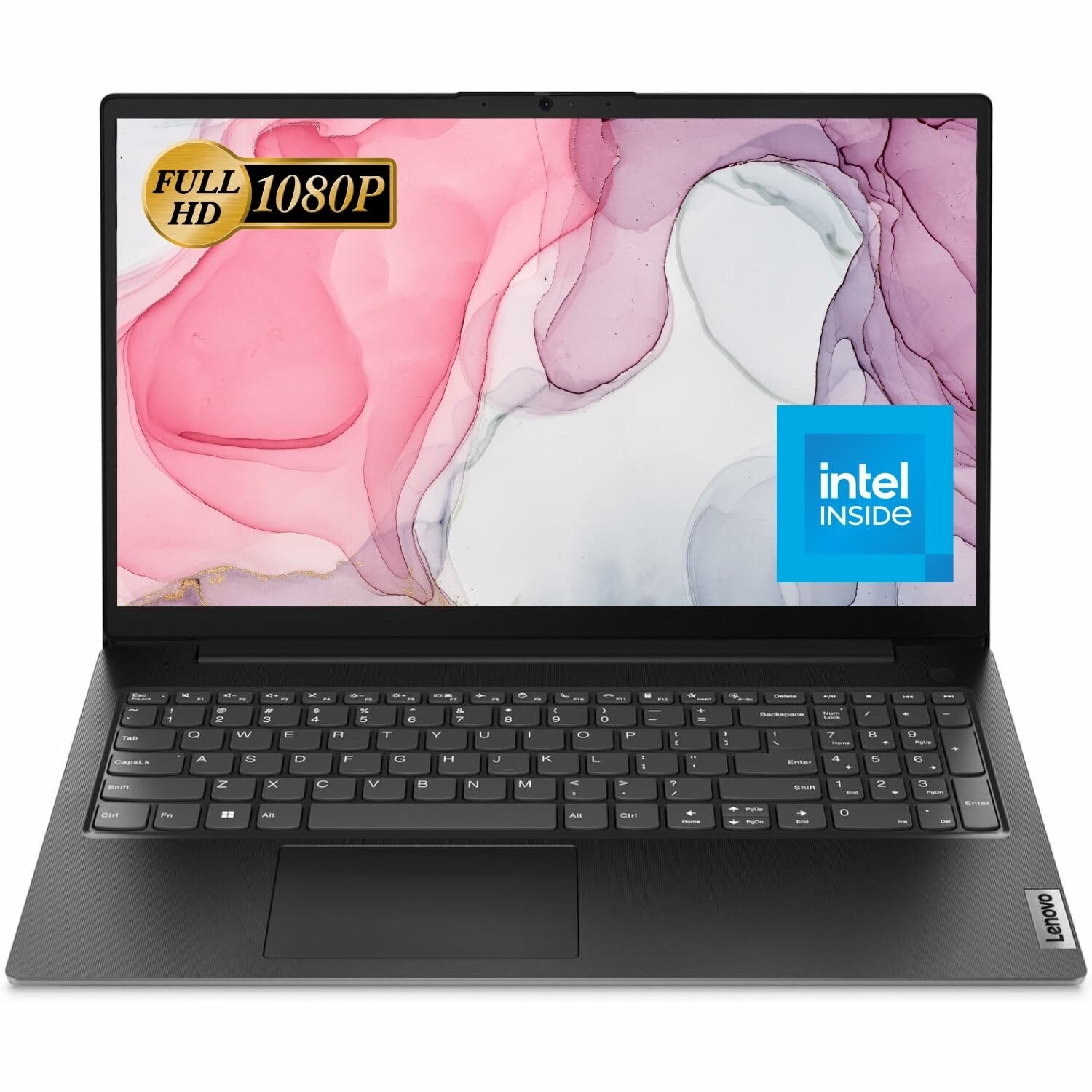 Lenovo V15 Intel Celeron 4GB RAM 256GB SSD Brand New Laptop (15.6 Inch) - Black