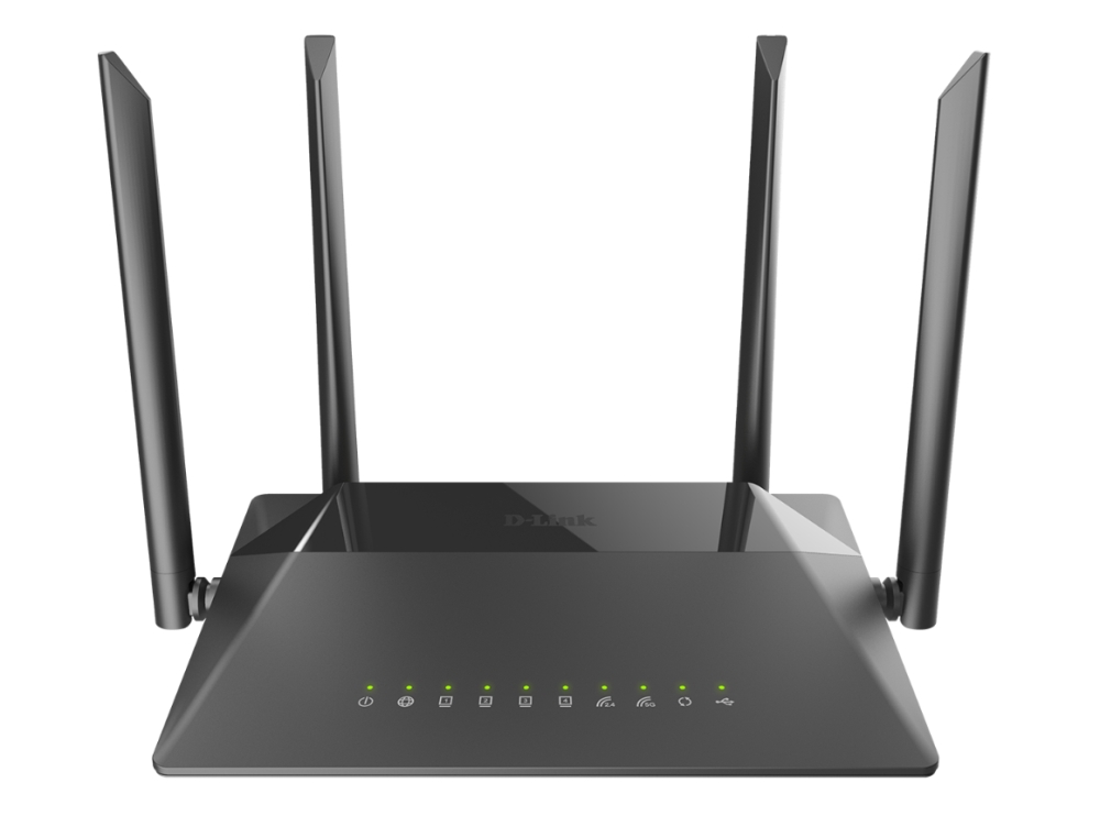 D-Link DIR-825 Wireless Router - Black