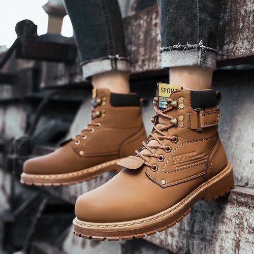Martin Boots Leather-Brown