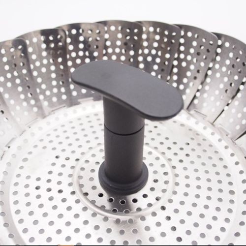 Folding Steamer Cookware Kitchen Durable Steamer Rack Pot Steaming Tray Stand
