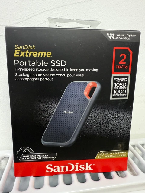 SanDisk Extreme 2TB Portable SSD - Black