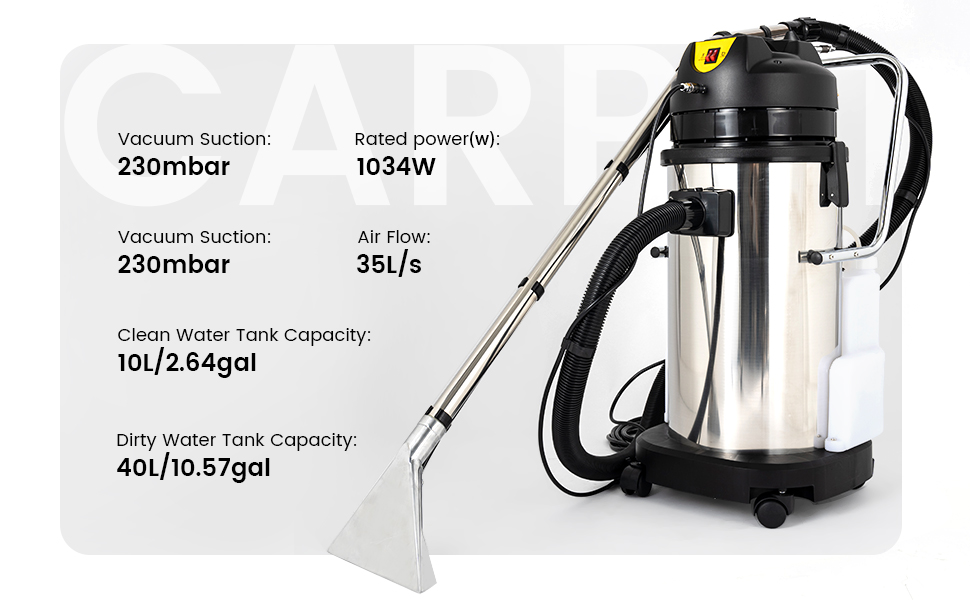 Carpet Cleaner - 1000W - Black