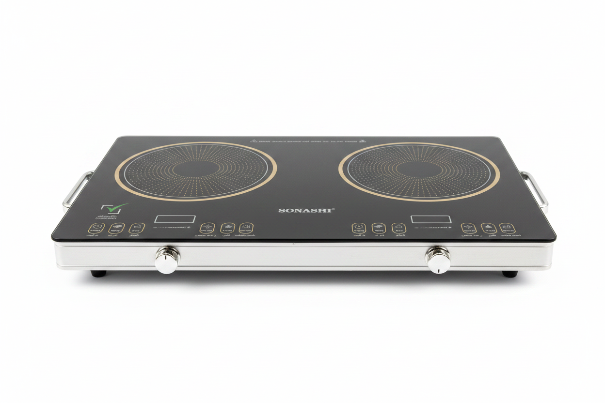 Sonashi Double Burner Infrared Cooktop