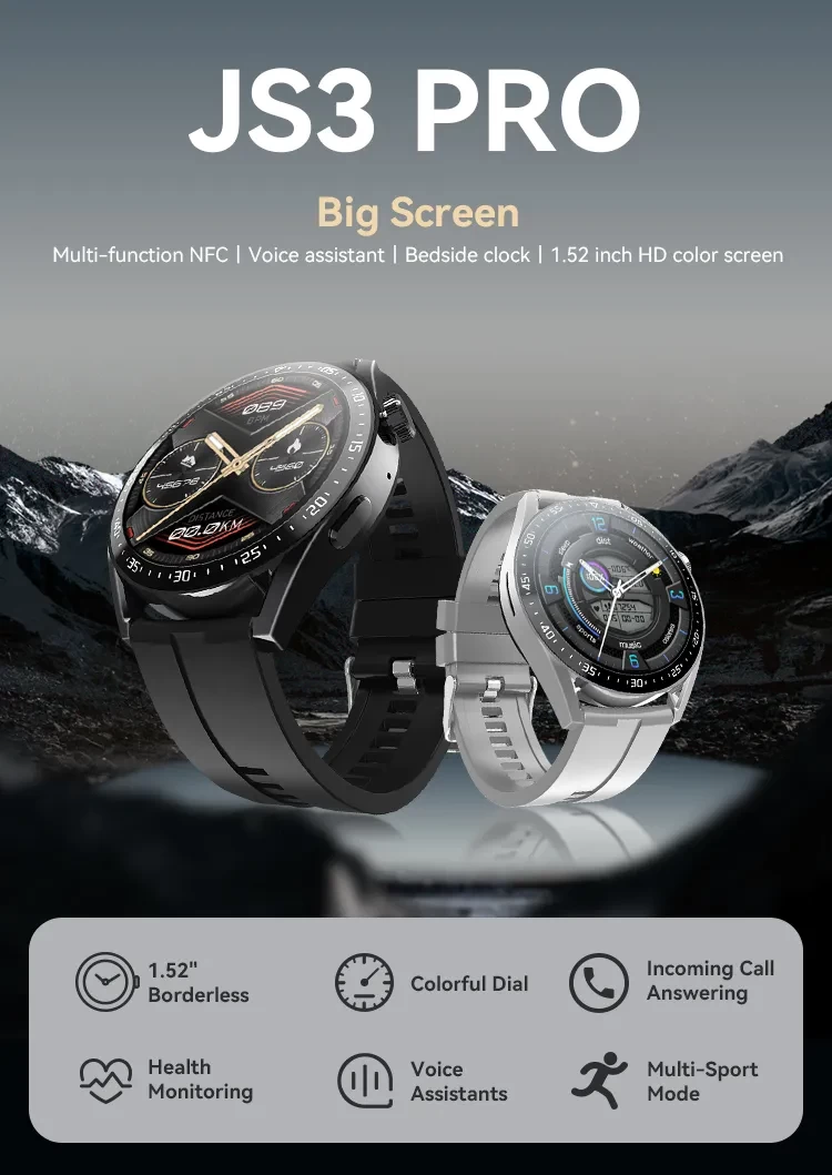 JS3 Max Men's Smart watch