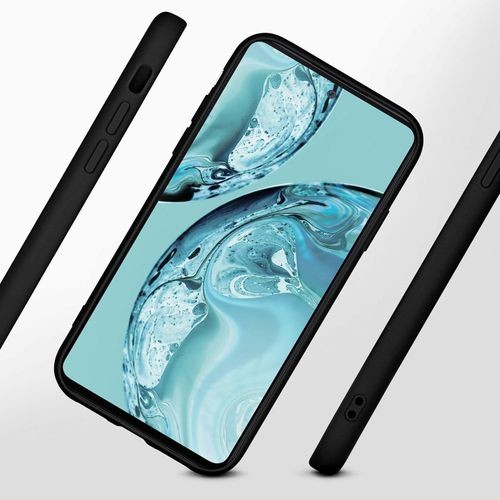 Samsung Galaxy A50 A51 A52 A53 A54 5G Silicon Phone Cover Case-Black