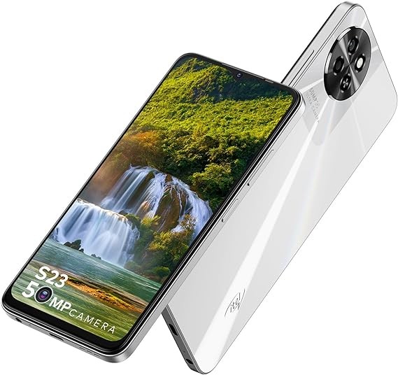 Itel S23 4GLTE 128GB+ 8GB RAM 50MP, 5000mAh with Type-C Charging - White