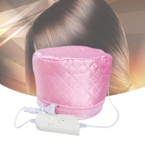 Hair Steamer Hat mixed color pink and black and in grey color