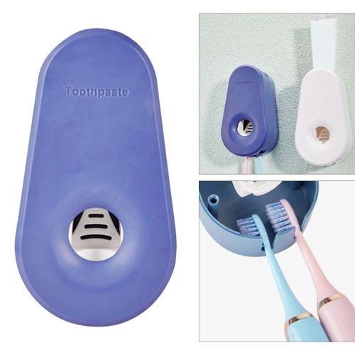 Automatic Toothpaste Dispenser Wall Mounted For Dark Blue