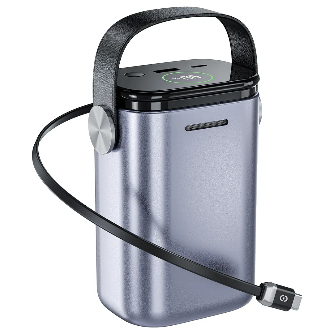 Green Lion Bridge 30 30,000mAh 100W Laptop Power Bank | Fast Charging with Built-In Cable