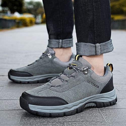 Sport Fashion Men's Hiking Shoes Sneakers New Arrival Trekking Shoes Man Breathable Comfortable Mountain Climbing Shoes Lace-up Outdoor Hunting Shoes Sports Work Shoes EUR Size 39-49