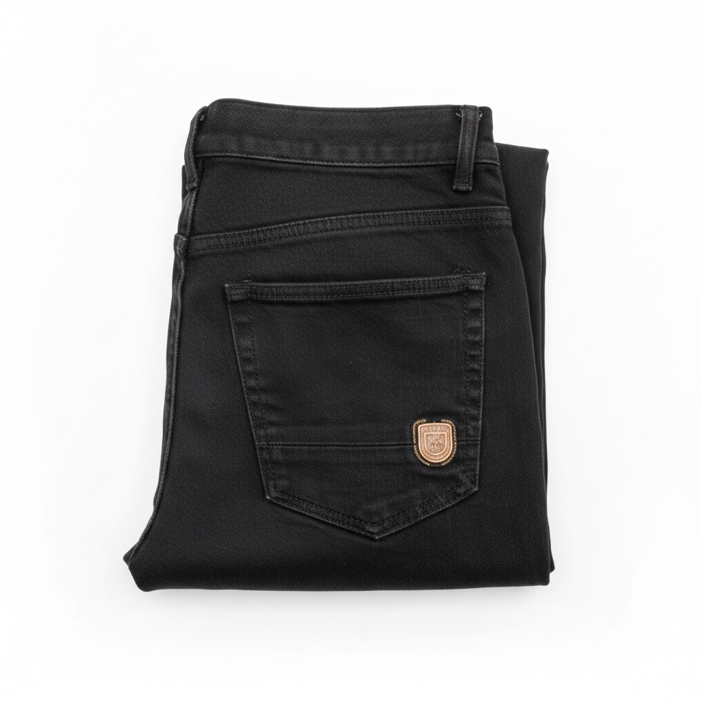 Men's Jeans - Black (Badge)