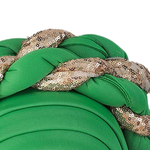 Female Fashion African Headscarf Birthday Gift Green