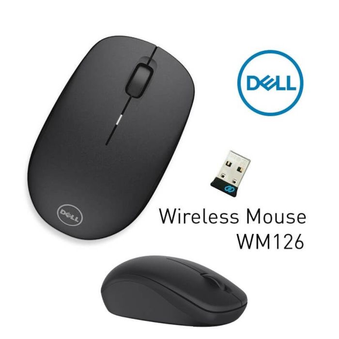 Dell WM126 Wireless Mouse - Black