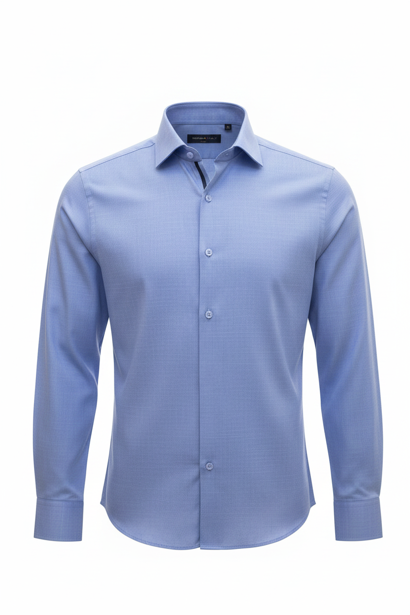 Monza Italy Men's Dress Shirt - Light Blue