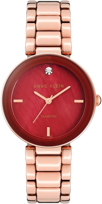Anne Klein Women's Genuine Diamond Dial Bangle Watch