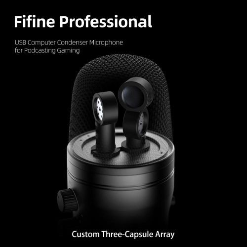 "K690 USB Podcast Microphone: Versatile Mic for PC/PS4, 4 Pickup Patterns for Vocals, Gaming, ASMR, Zoom-cl"
